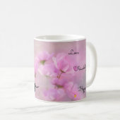 Lavendel Dackel Silhouette Tasse (VorderseiteRechts)