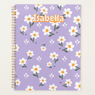 Lavendel-Daisy-Blumenmuster Planer