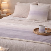 Lavendel-Dämmerung-Fade-Sherpa-Decke Sherpadecke