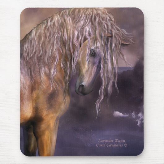 Lavendel-Dämmerung Mousepad (Vorne)