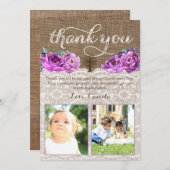 Lavendel danken Ihnen, mit heiligen Fotos des Dankeskarte (Vorne/Hinten)