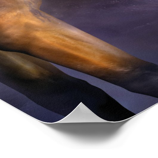 Lavendel Dawn Art Poster/Print Poster (Ecke)