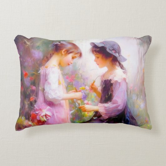 Lavendel Dekokissen (Vorderseite)