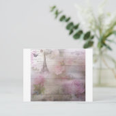 Lavendel-Dekupage Postkarte (Stehend Vorderseite)