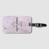 Lavendel Delite Feat. Twirler Band Trip Gepäckanhänger (Vorderseite (Horizontal))