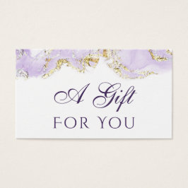 Lavendel-Design Geschenkkarte