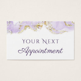 Lavendel-Design Terminkarte