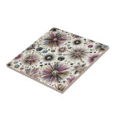 Lavendel-Diamant Mid-Century-Modern Fliese (Seite)