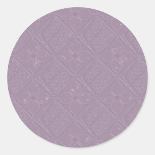 Lavendel Diamond und Blumenton auf Tone Stickers