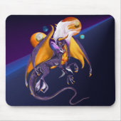 Lavendel-Drache Mousepad (Vorne)