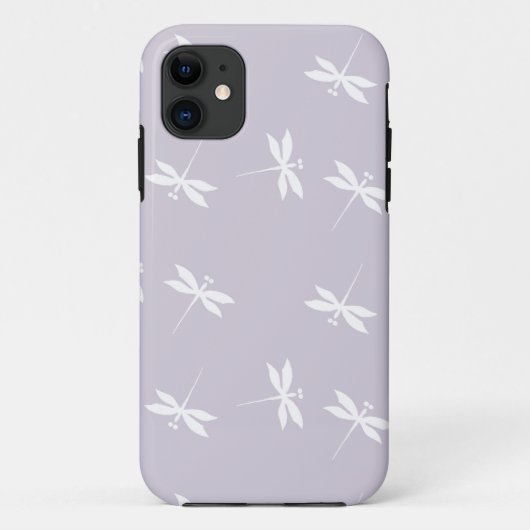 Lavendel Dragonfly-Handy-Fall Case-Mate iPhone Hülle (Rückseite)