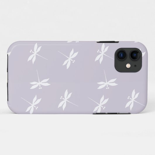 Lavendel Dragonfly-Handy-Fall Case-Mate iPhone Hülle (Rückseite (Horizontal))