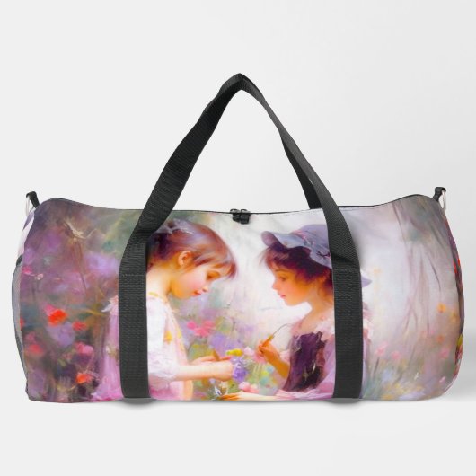 Lavendel Duffle Bag (Rückseite)