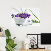 Lavendel Duft Poster (Heimbüro)