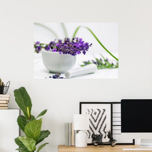 Lavendel Duft Poster (Heimbüro)