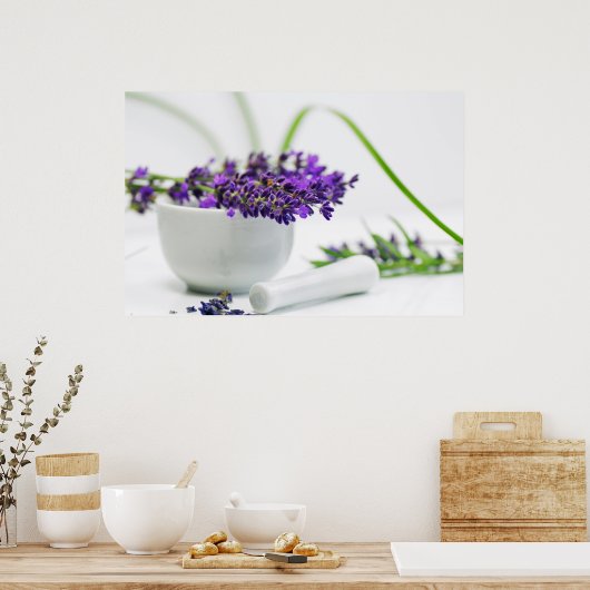 Lavendel Duft Poster (Küche)