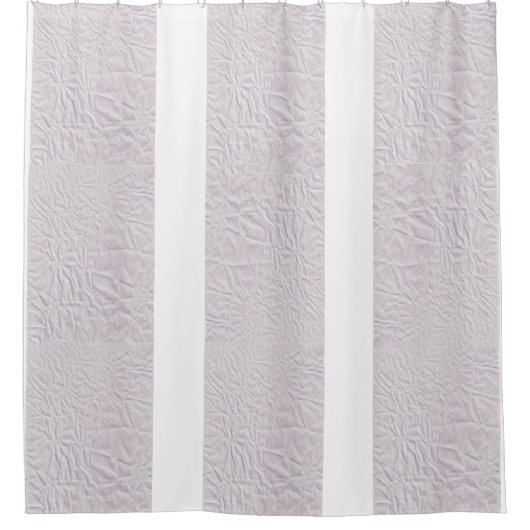 Lavendel Duschvorhang mit gepflastertem Design (Vorderseite)