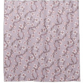 Lavendel-Duschvorhang - Soft Botanic Duschvorhang (Vorderseite)