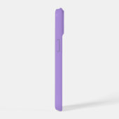 Lavendel, einfarbig, iPhone 15 hülle (Rechte Seite)