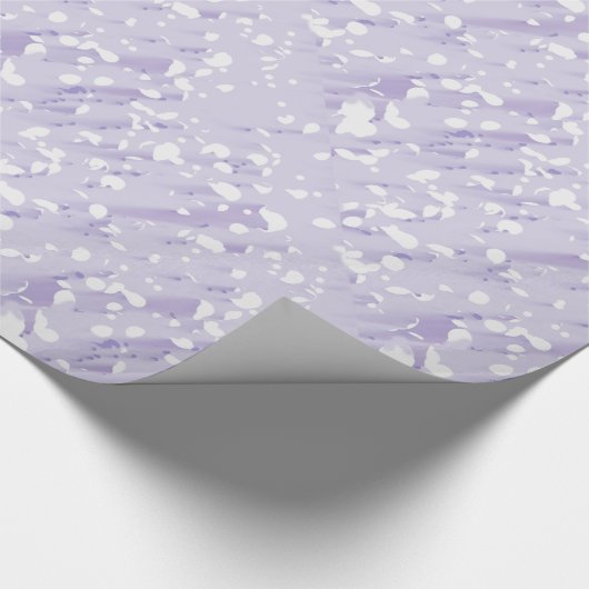 Lavendel-Eisdeckpapier Geschenkpapier (Ecke)