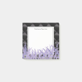 Lavendel, elegant, modern, trendig, floral , lila post-it klebezettel