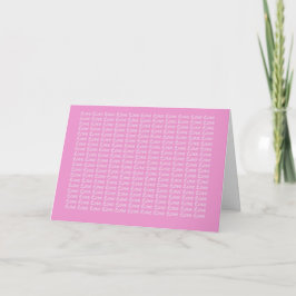 Lavendel Endless Liebe Card Karte