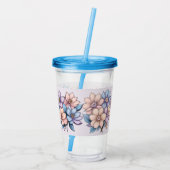 Lavendel Errötend Acryltrinkbecher (Rückseite)