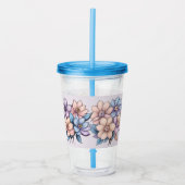 Lavendel Errötend Acryltrinkbecher (Vorderseite)