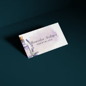 Lavendel Essential Oils Blumenfarbe Visitenkarte