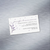 Lavendel Essenzielle Öle Einfache Klasse Magnetische Visitenkarte (Beispiel)