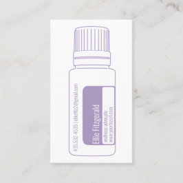 Lavendel Essenzielle Ölflasche Visitenkarte