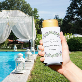 Lavendel eucalyptus greenery mrs herz hochzeit selters dosenkühler