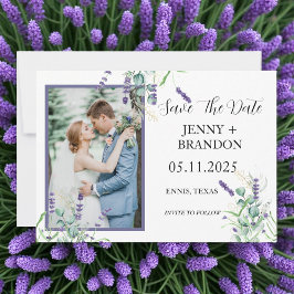 Lavendel Eucalyptus Herbs Foto Save The Date