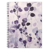 Lavendel Eucalyptus Watercolor Floral Notizblock (Vorderseite)