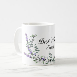 Lavendel Eukalyptus beste Mutter ever Kaffeetasse