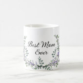 Lavendel Eukalyptus beste Mutter ever Kaffeetasse (Mittel)