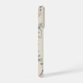 Lavendel-Eukalyptus-Botanisches Musterdesign iPhone Hülle (Rechte Seite)