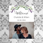 Lavendel Eukalyptus Foto Begrüßung Poster