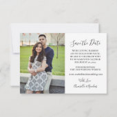 Lavendel Eukalyptus Save the Date Kalenderkarte (Rückseite)