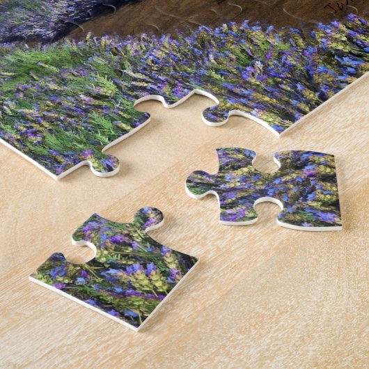 Lavendel fängt Puzzlen auf Puzzle (Seite)