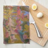 Lavendel fängt Tuch auf (Viertel Falte)