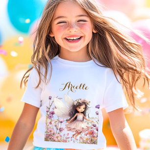 Lavendel Fantasy Fee Wildblume Pastell T-Shirt