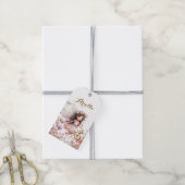 Lavendel Fee Wildblume pixie Geburtstag Geschenkanhänger (Mit Garn)