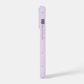 Lavendel-Feen-Runen iPhone Hülle (Linke Seite)