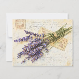 Lavendel  feiertagskarte