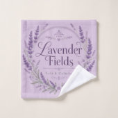 Lavendel-Feld Handtuch-Set Badhandtuch Set (Waschlappen)