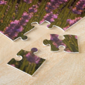 Lavendel-Feld-Sonnenuntergangs-Puzzle Puzzle (Seite)