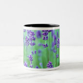 Lavendel-Feld Zweifarbige Tasse (Mittel)