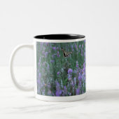 Lavendel-Feld Zweifarbige Tasse (Links)