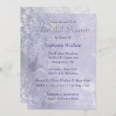 Lavendel-Felder Einladung (Vorne/Hinten)